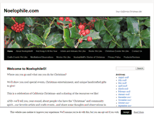 Tablet Screenshot of noelophile.com